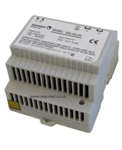 45W 24VDC Switching Power Supply for DIN Rail Mounting, Vadsbo - Picture 1 of 1