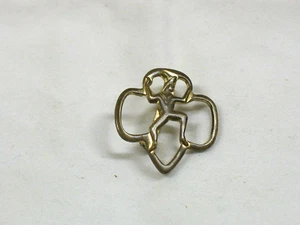 Vintage Girl Scout Metal Lapel Button Pin   - Picture 1 of 3