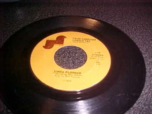 Linda Plowman I'm so Lonesome / I Would 45 Janus Records J-146 - Picture 1 of 2
