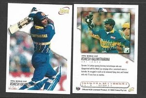 FUTERA 1996 ROMESH KALUWITHARANA WORLD CUP CRICKET SRI LANKA CARD #45 - Picture 1 of 1