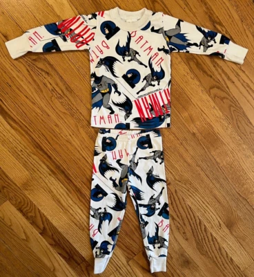 Camisa y pantalón Eddie largo de colección 1992 Batman DC Comics juvenil puntada única talla 4T Foto 1 de 4