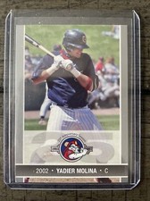 2002 Yadier Molina RARE MultiAd Sports Peoria Chiefs 25th Anniversary Season #20