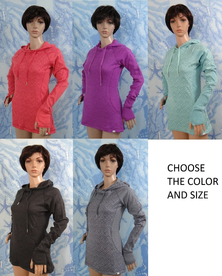 NEW BCG pink/purple or gray thumb hole long sleeve sweatshirt/hoodie,SIZE XS-2XL - Image 1 of 1