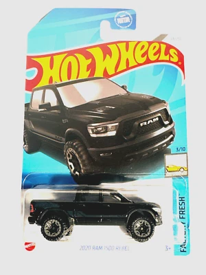 Ram 1500 Rebel #24/250 2020 Hot Wheels 2024, nueva de fábrica 3/10, negra, HTD63 Foto 1 de 4