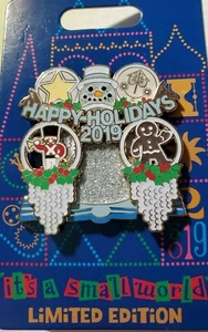 Disney Parks Pin Glitzer gefüllt It's a small world Holiday 2019 LE 3000 NOC POP - Bild 1 von 7