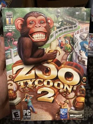 Zoo Tycoon 2 (PC, 2004) Windows Computer Game Microsoft CIB - Image 1 of 4