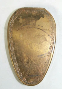 Espejo Rouge compacto vintage Woodworth Fiancee punta de flecha años 20 - Imagen 1 de 10