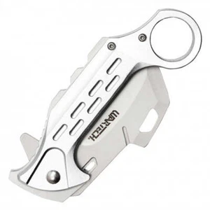 6.5" Silver Pocket Karambit - Picture 1 of 3