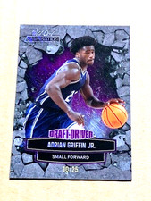 ADRIAN GRIFFIN JR 2022 Wild Card Alumination Draft Driven PURPLE SP RC /25