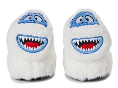 Abominable muñeco de nieve 3D felpa bebé niño pequeño niños zapatillas blancas sin cordones zapatos: 1-10 Foto 1 de 4