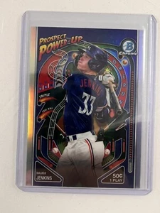 2024 Bowman Chrome Prospect Power-Up #PP1 Walker Jenkins - Imagen 1 de 2