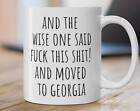 Moving To Georgia Gift Relocating To Georgia Gift Georgia Mug Co Worker Relocati