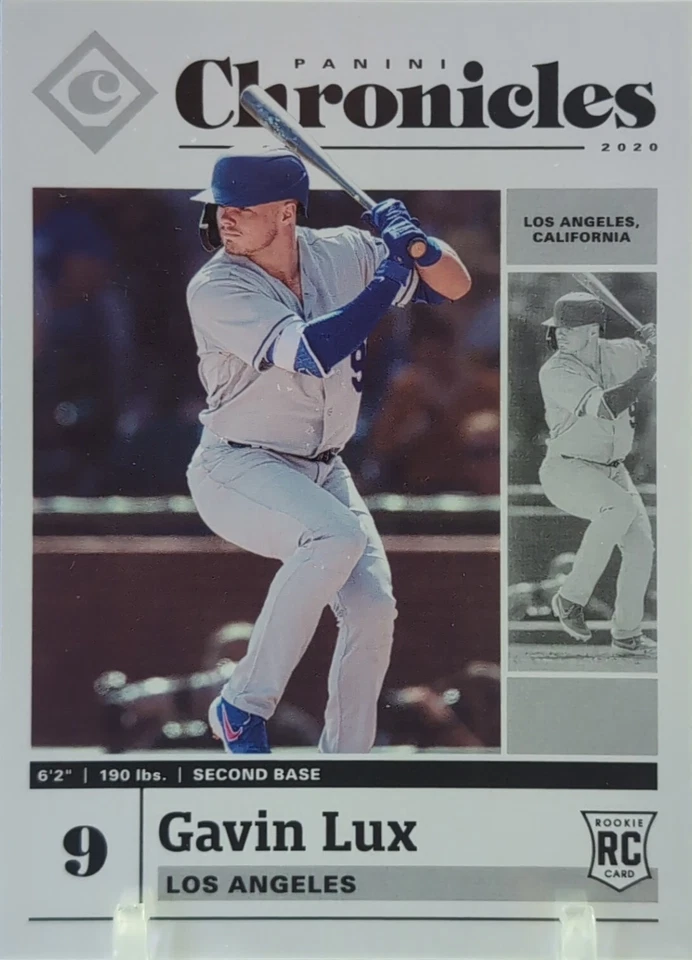 2020 Panini Chronicles #35 Gavin Lux Rookie Los Angeles dodgers - Image 1 of 1