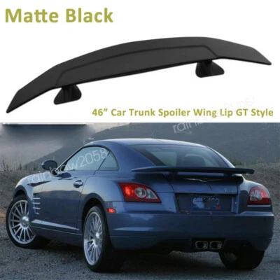 For Chrysler Crossfire SRT6 46" Matte Black Rear Trunk Spoiler GT Racing Wing - Image 1 of 4