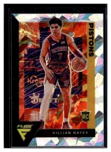 2020-21 Panini Flux Silver Cracked Ice Prizm #216 Killian Hayes RC Fanatics - Foto 1 di 2