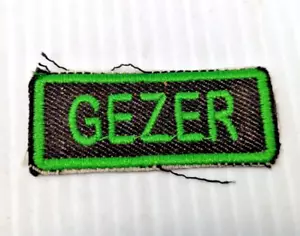 GEZER Patch Embroidered Hat Jacket 1.0" x 2.5" - Picture 1 of 2