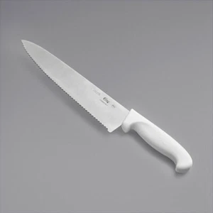 Choice Serrated Chef Knife with White Handle (select size below) - Picture 1 of 7
