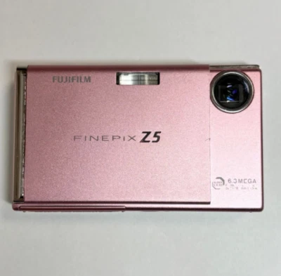 [Excellent+5] Fujifilm Finepix Z5fd Digital Camera 6.3MP 3x Pink Tested JAPAN - Image 1 of 4