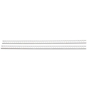 Plastruct 90672 LS-4 HO Scale Ladders (2) White Styrene 1/8"H x 1/4"W x 5" Long - Picture 1 of 2