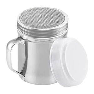 Stainless Steel Shaker Metal Salt Pepper Shakers With Handle - Picture 1 of 7