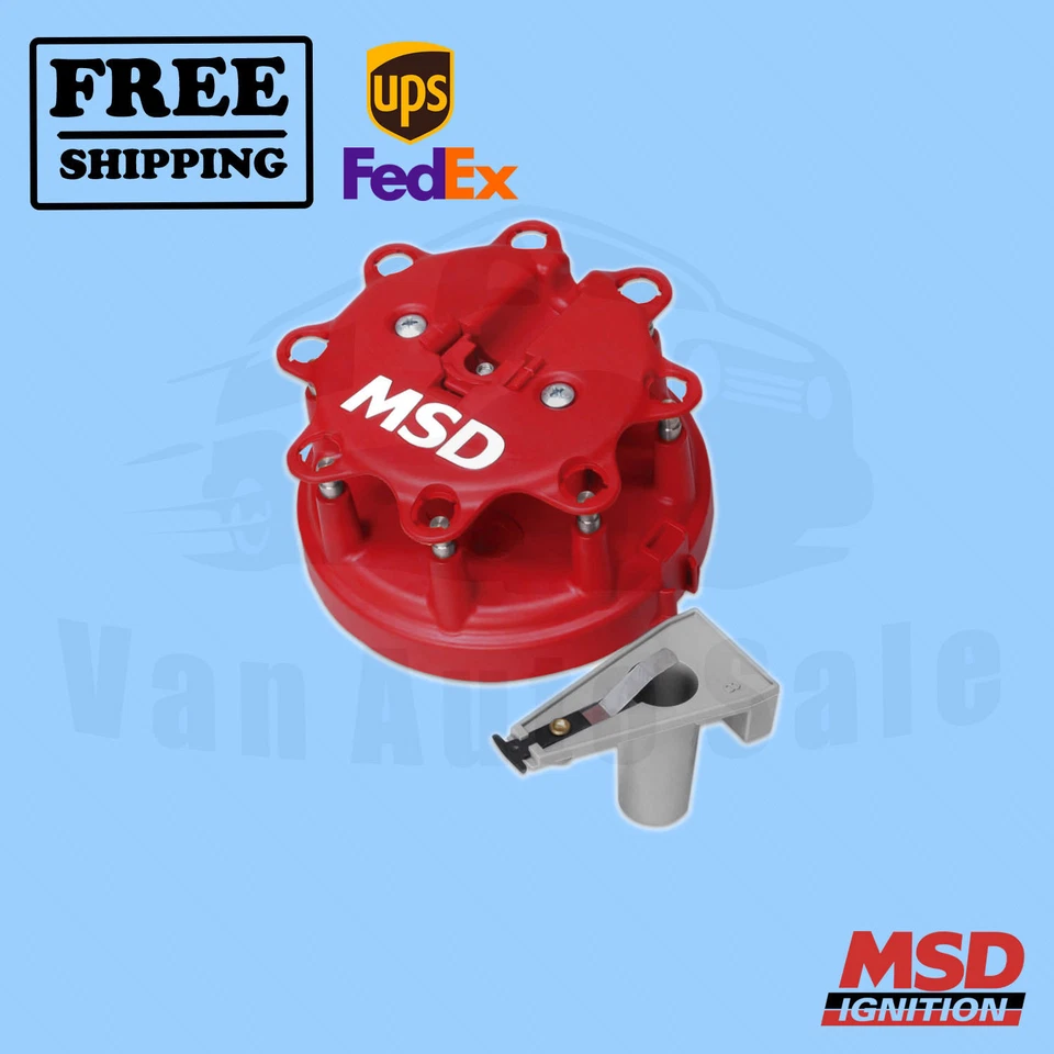 Distributor Cap and Rotor Kit MSD for Ford Mustang 1979-1983 - Image 1 of 2