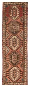 Vintage Hand-knotted Runner Rug 2'10" x 9'3" Traditional Wool Carpet - Picture 1 of 9