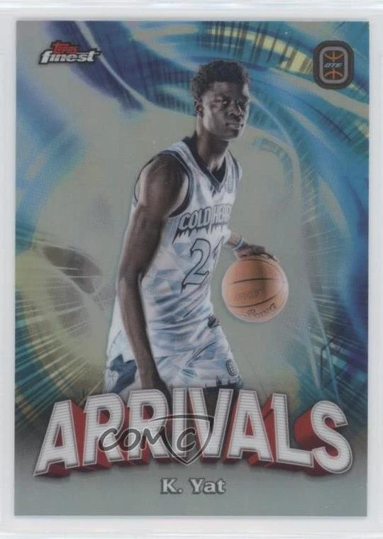 2022-23 Topps Finest OTE Overtime Elite Finest Arrivals Kok Yat #AR-19 - Image 1 of 2