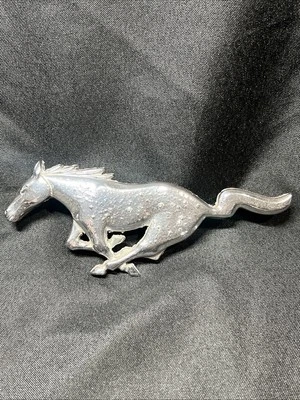 1968 Ford Mustang C8ZB-8A224-A Grill Emblem Badge With Original Nuts - Image 1 of 4