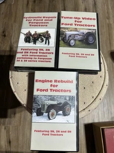 Lot Tune-Up for FORD TRACTORS Featuring 9N, 2N & 8N Pre-Owned VHS Tape in Case - Picture 1 of 9
