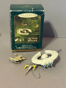 Vintage Star Wars Christmas Ornament Hallmark Keepsake Episode 1 Battle Naboo - Picture 1 of 4