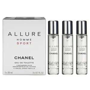 Chanel Allure Homme Sport EDT Travel Spray Refills (3 Refills) 3x0.66 Fl Oz - Picture 1 of 1