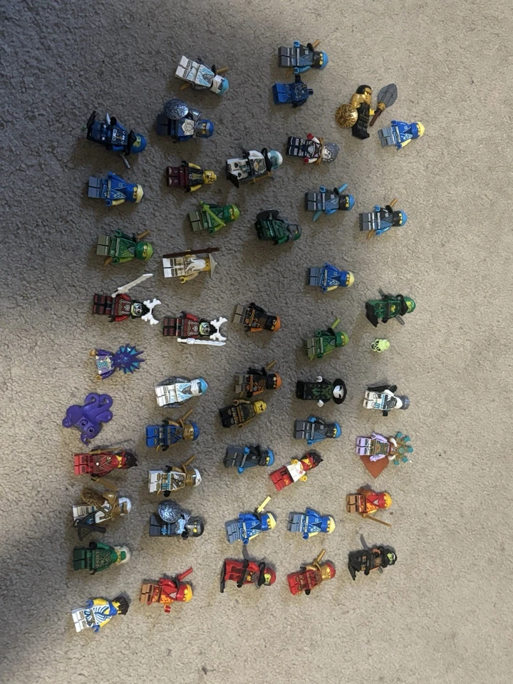 LEGO Ninjago Minifigure Lot –45+ Ninjas, Villains & Rare Characters – Mixed Eras - Image 1 of 1