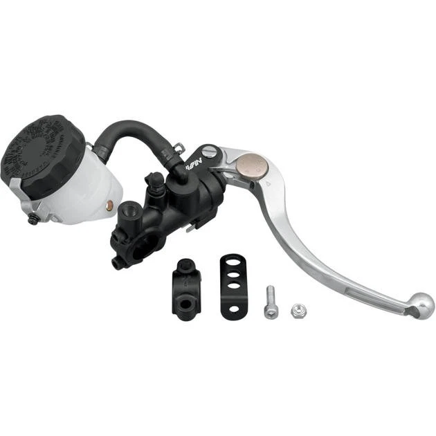 Nissin Radial Front Brake Master Cylinder Kit 19mm Bore w/Blk Body/Silver Lever - Image 1 of 1