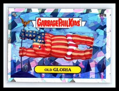 💥 Old Gloria 2023 Garbage Pail Kids Topps Chrome Atomic Refractor # 241a - Image 1 of 2