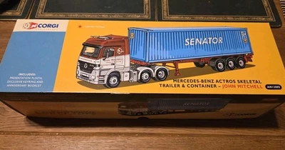 Corgi 1/50 LE anniversary John Mitchell Mercedes-Benz Skeletal truck AN13805 CoA - Image 1 of 4