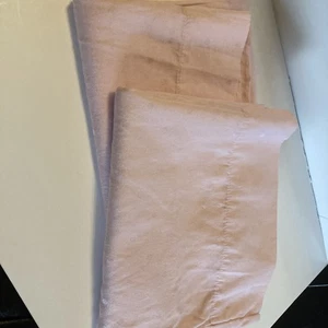 Kate Spade Standard Kissenbezüge (2) Zartrosa Designer 100% Baumwolle LESEN - Bild 1 von 6