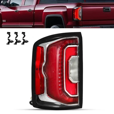 LED Tail Light Fit For 2016-2018 GMC Sierra 1500 Rear Brake Lamp Driver Side - Imagem 1 de 4