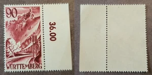 France / WURTTEMBERG: Y&T 37 – 90p Brun Carminé – NEUF**/MNH Cote 115€ - Picture 1 of 3