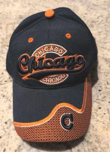 Vntg Chicago Bears Adjustable  Hook & LoopHat Cotton  One Size One Way Graphic  - Picture 1 of 7