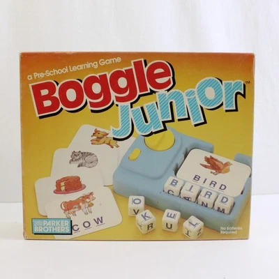 Vintage 1988 Parker Brothers Boggle Junior Educational Game Flawed - Image 1 of 4