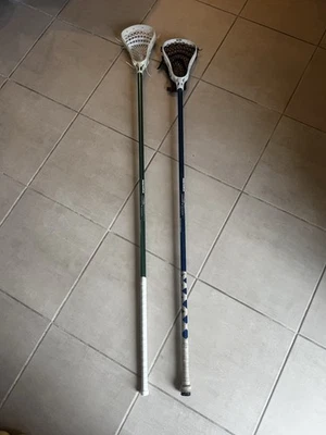 Palos de Lacrosse Defensa Criptolito Guerrero De Colección Con Cabezas OG Foto 1 de 4