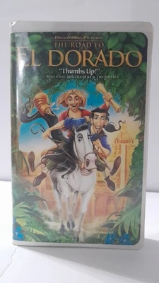 The Road to El Dorado (VHS, 2000, Clam Shell) Classic DreamWorks Animated Movie - Image 1 of 4