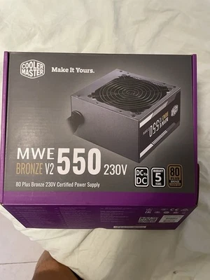 (Leggere Descrizione) Cooler Master MWE 550 V2 550W 80 Plus Bronze EU 230V - Immagine 1 di 3