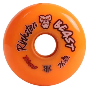 Rink Rat Roller Hockey Wheels Rinkster Beast XX Grip Orange (Single) - Picture 1 of 9