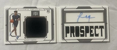 2021 Collegiate Basketball National Treasures Jalen Green Booklet No4, 30 Of 35 - Image 1 of 4