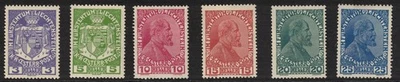 LIECHTENSTEIN Scott 4-9 Mint Hinged (1917-8) - Image 1 of 2