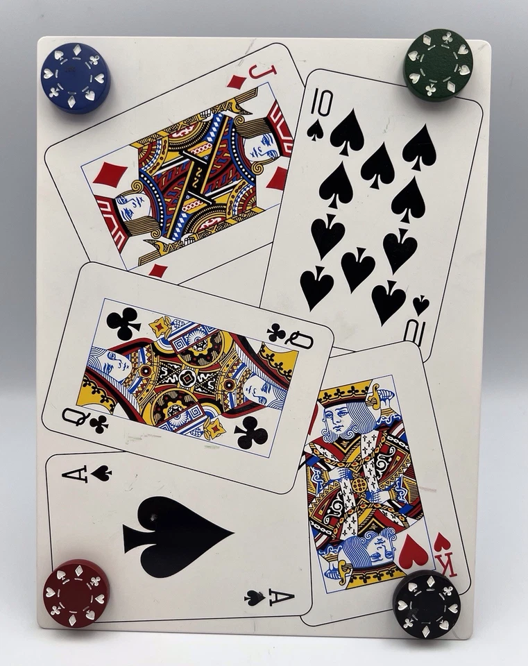 Sonoma Life+Style Photo Frame holds 4"x6" Photo with 4 Magnetic Poker Chips - Image 1 of 4