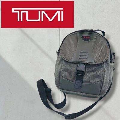 TUMI Crossbody Bag Body Bag Shoulder Bag T2 Nylon Gray 98278c - Image 1 of 4