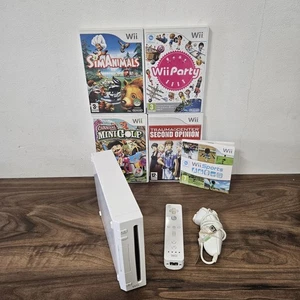 Nintendo wii console bundle wii sports 5 Games Wii Party  - Picture 1 of 11