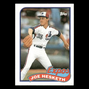 Tarjeta de béisbol Joe Hesketh #614 1989 Topps Montreal Expos MLB - Imagen 1 de 3